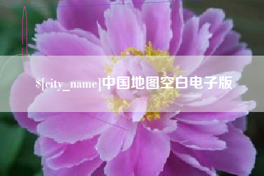 诸城中国地图空白电子版