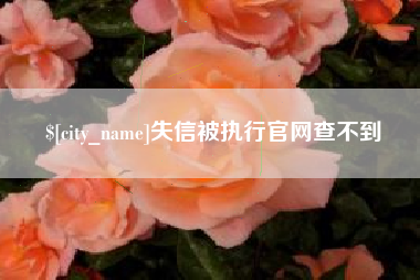 诸城失信被执行官网查不到