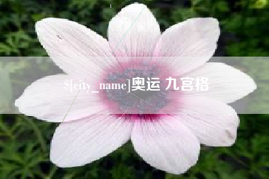 诸城奥运 九宫格