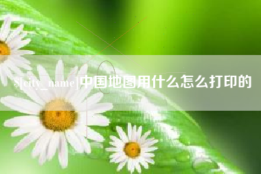 诸城中国地图用什么怎么打印的