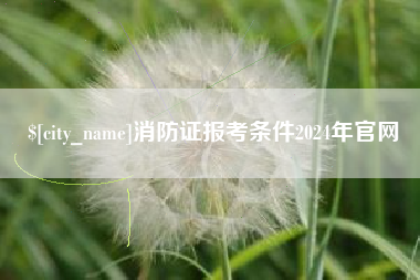 诸城消防证报考条件2024年官网