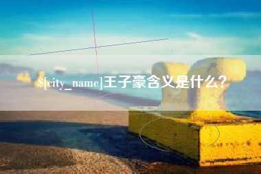 诸城王子豪含义是什么？