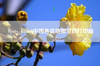 诸城中国各省地图空白打印版
