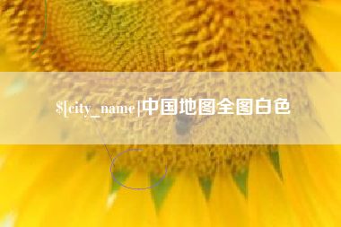 诸城中国地图全图白色