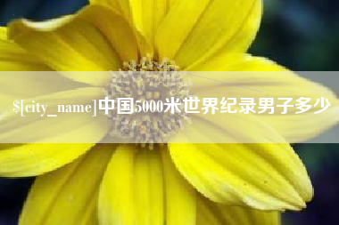 诸城中国5000米世界纪录男子多少