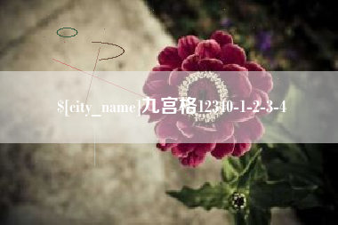 诸城九宫格12340-1-2-3-4
