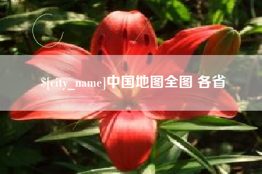 诸城中国地图全图 各省