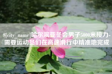 诸城哈尔滨亚冬会男子5000米接力-需要运动员们在高速滑行中精准地完成