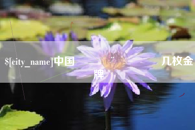 诸城中国🇨🇳几枚金牌