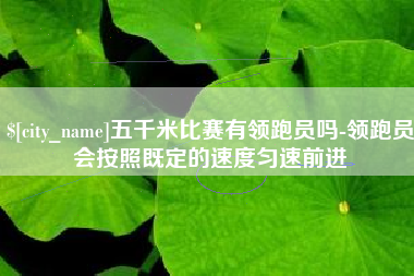 诸城五千米比赛有领跑员吗-领跑员会按照既定的速度匀速前进