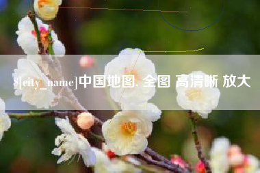 诸城中国地图. 全图 高清晰 放大