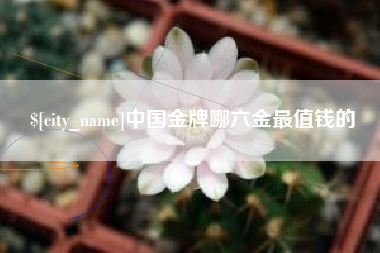 诸城中国金牌哪六金最值钱的