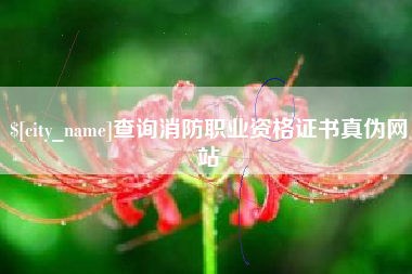 诸城查询消防职业资格证书真伪网站